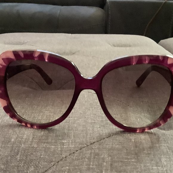 Christian Dior Tie Dye1 Sunglasses in purple flower frame